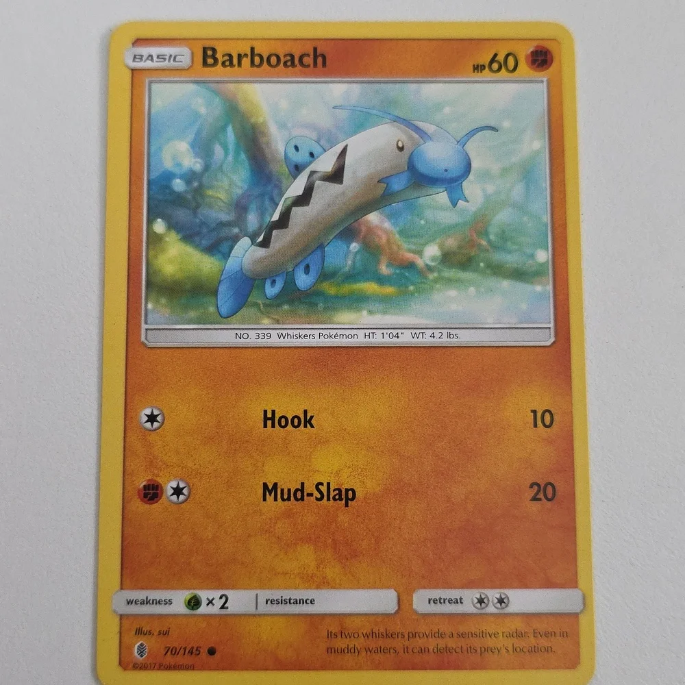 Pokemon Barboach Card